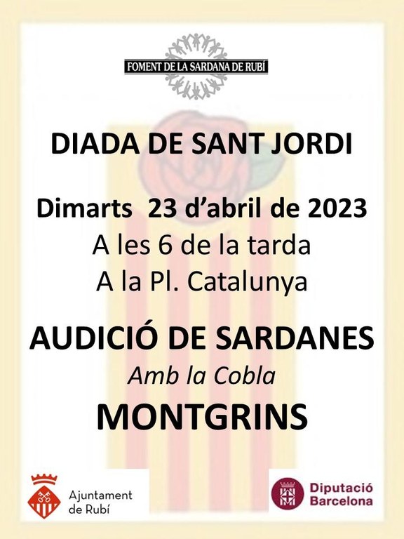 Cartell Diada de Sant Jordi