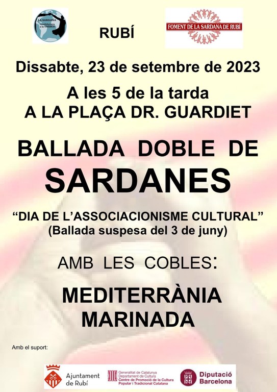 Cartell del Dia de l'Associacionisme Cultural