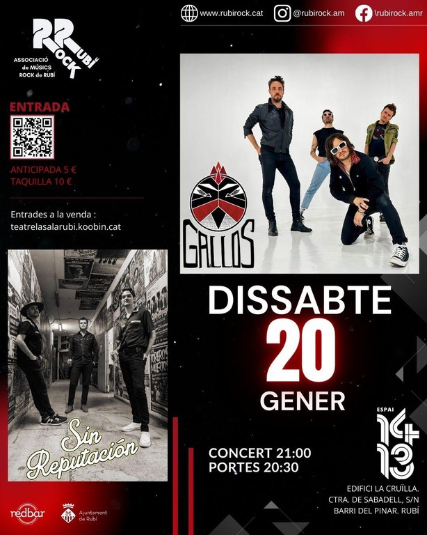 Concert Gallos + Sin Reputación