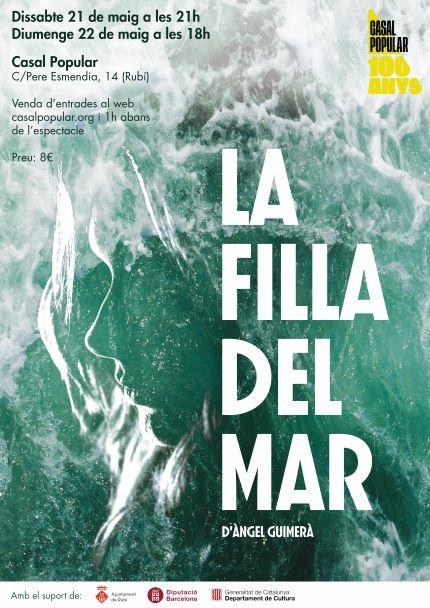 Cartell "La filla del mar"