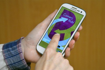 L'app permet accedir a informació dels comerços de Rubí a través de qualsevol dispositiu mòbil.