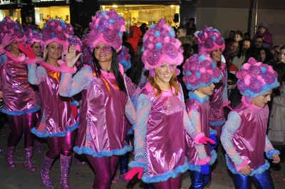Una de les comparses participants a la rua de 2015 (foto: Localpres).