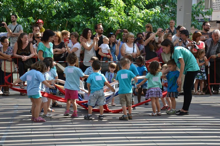 Infants de l'escola bressol La Lluna (foto: Localpres)