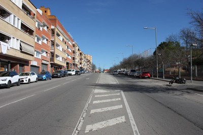 L’avinguda de l’Estatut es transformà per convertir-se en una via més verda, segura i cohesionada (foto: Ajuntament de Rubí).