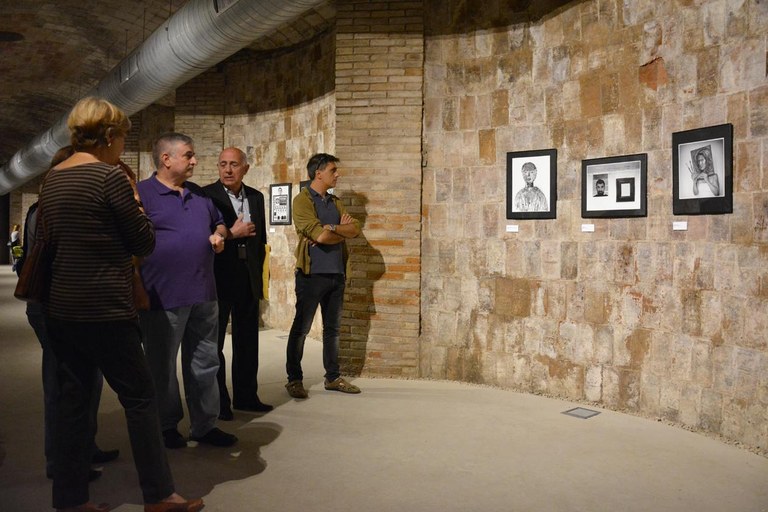 Manel Miras ha fet un recorregut per l'exposició