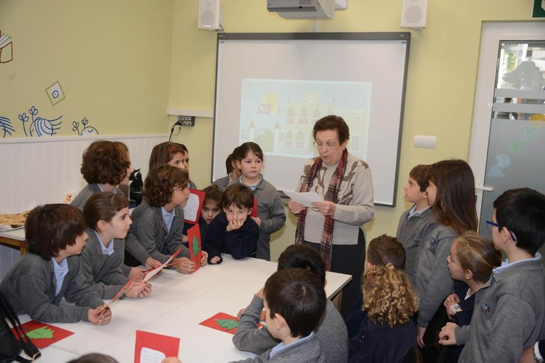 Durant la trobada, s'han intercanviat nadales, contes i cançons (foto: Localpres)