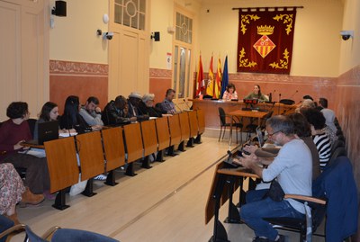 LA sessió ha tingut lloc a la sala de plens (fot: Ajuntament de Rubí).