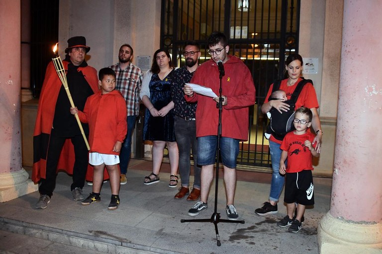 Arribada de la flama del Canigó (foto: Localpres)