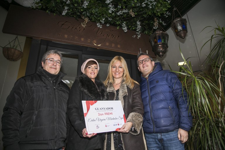 Concurs aparadors de Nadal 2018: 2n premi 'Erika Vigara Marhaba Spa'