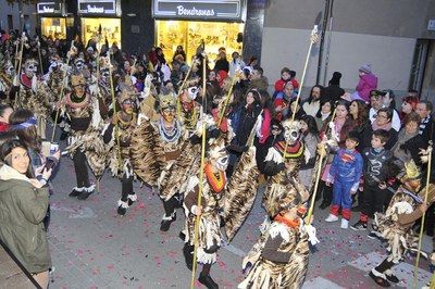 Tribu Kulungele, 2n premi del Concurs de comparses (foto: Localpres)
