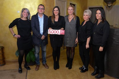 El regidor i l'alcaldessa al Marhaba Spa Erika Vigara (foto: Localpres)