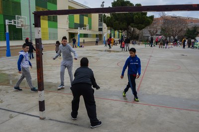 Els infants hi han pogut practicar esport (foto: Localpres)