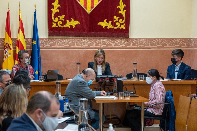 L'alcaldessa ha presidit la sessió plenària (foto: Ajuntament - Localpres)