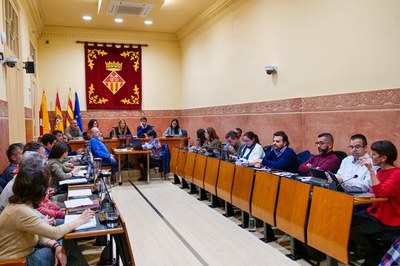 La sessió ordinària del mes de desembre s’ha celebrat aquest dimarts (foto: Ajuntament de Rubí – Localpres).
