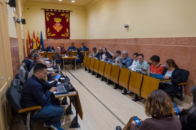 La sessió plenària del mes de març ha resolt diversos tràmits i una única moció (foto: Ajuntament de Rubí - Localpres).