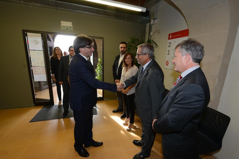 La comitiva ha passat per la Masia de Can Serra (foto: Localpres)