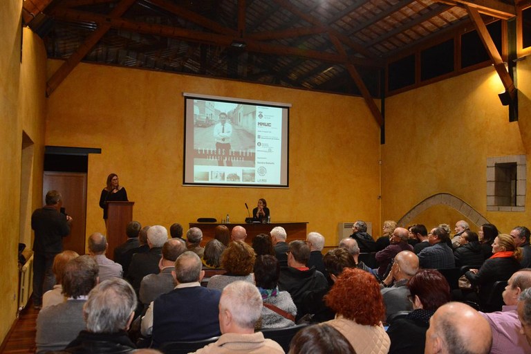 La inauguració ha comptat amb diversos parlaments i una conferència sobre la figura de Marroyo (foto: Localpres)
