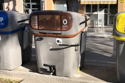 Els nous contenidors de l’orgànica tenen major capacitat (foto: Ajuntament de Rubí – Localpres).