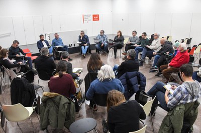 La Mesa de seguiment dels abocadors s’ha reunit aquest dimarts a la Biblioteca (foto: Ajuntament de Rubí – Localpres).