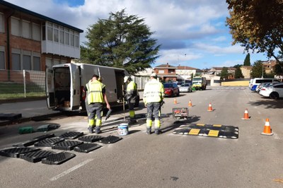 Els treballs ja han començat als carrers Platí i Lepant (foto: Ajuntament de Rubí).
