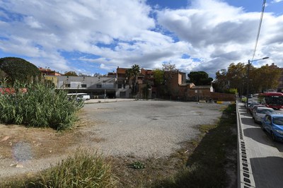 Imatge de la zona afectada per la modificació (foto: Ajuntament de Rubí).