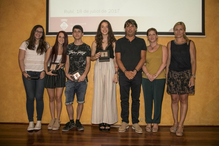 Alumnat reconegut del Col·legi Maristes (foto: Localpres)