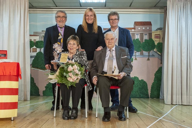 L'acte ha comtat amb l'assistència de l'alcaldessa i del subdirector general d’Acció Cívica i Comunitària de la Generalitat (foto: Cesar Font)