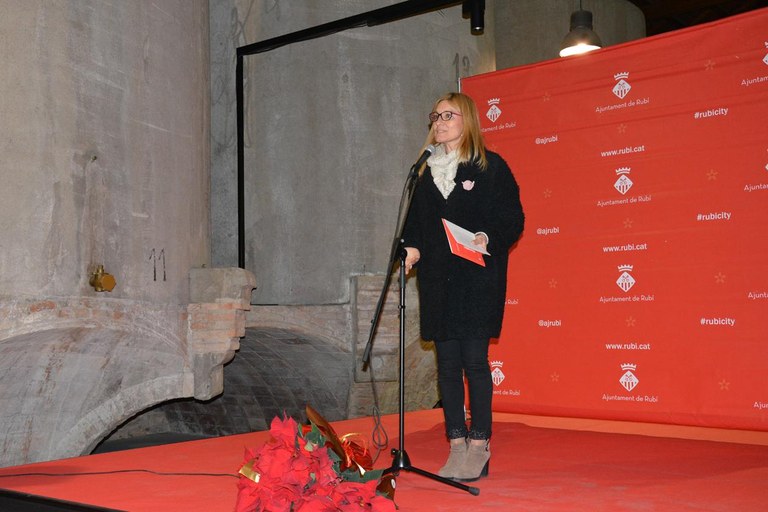 L'alcaldessa ha felicitat el Nadal als assistents i els ha agraït la tasca realitzada durant tot l'any