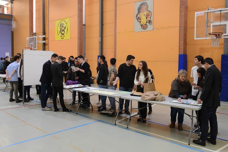 Les empreses simulades han comerciat entre elles (foto: Localpres)