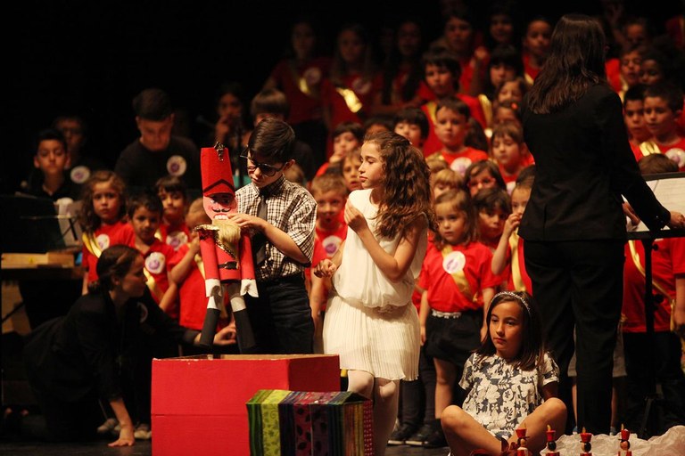 L'espectacle ha comptat amb els ninots realitzats per edRa (foto: Localpres)