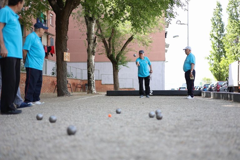 Partida de petanca (foto: Ajuntament de Rubí – Localpres)