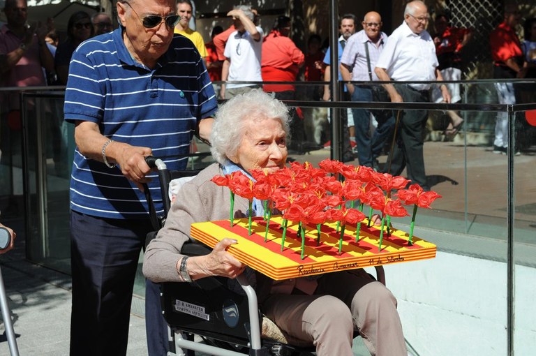 Ofrena de les entitats (foto: Localpres)