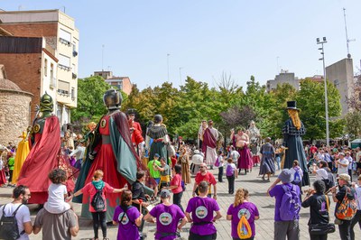 La 30a Trobada de Gegants ha estat un dels actes més participatius dels Tocs de Sant Roc (foto: Ajuntament de Rubí – Localpres).