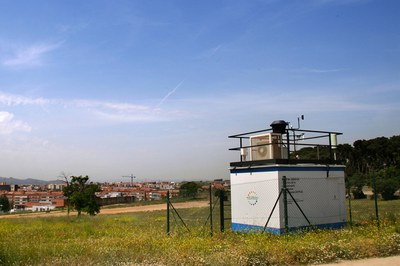 A Ca n’Oriol hi ha ubicada una cabina de vigilància i previsió de la contaminació atmosfèrica (foto: Ramon Vilalta).
