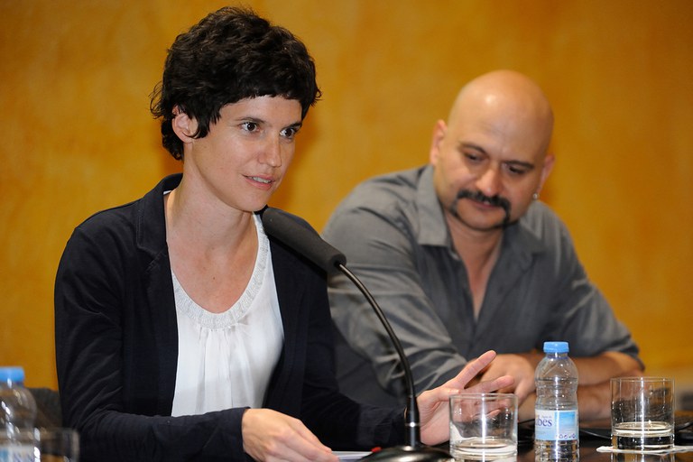 Vanessa Püntener amb Carles Mercader (foto: Localpres)
