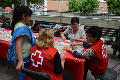 Creu Roja ha sensibilitzat la ciutadania a través del joc (foto: Localpres)