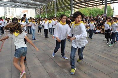 Hi han ballat nens de 2n i 4t de primària (foto: Localpres)