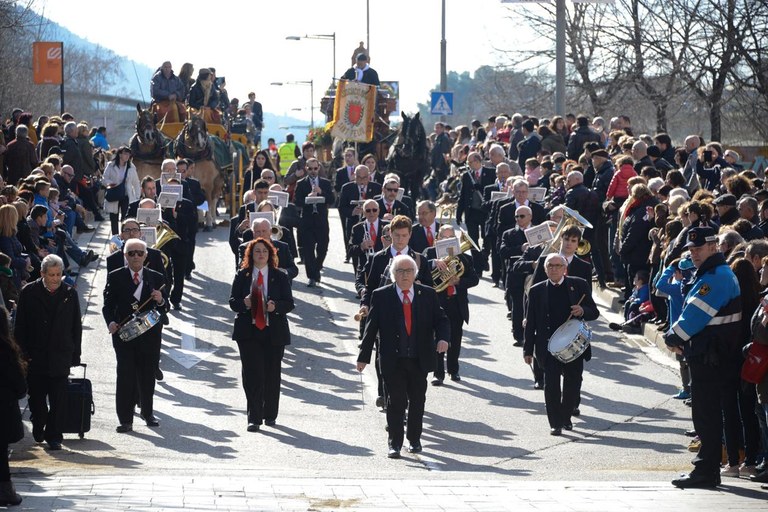La música, també present a la rua (foto: Localpres)