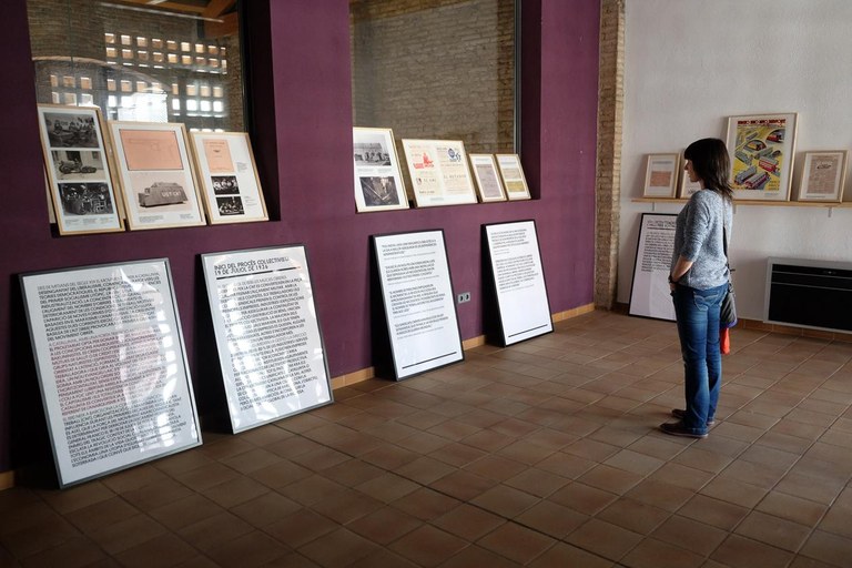 L'exposició ocupa diferents espais del Celler (foto: Localpres)