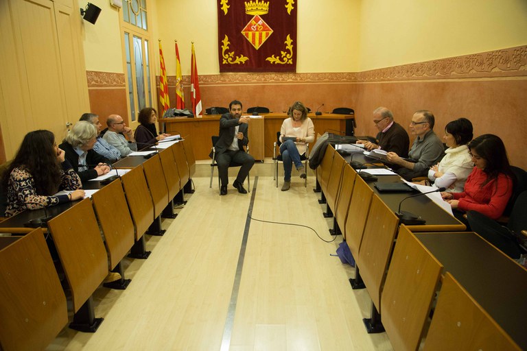La sala Enric Vergés va acollir la primera trobada del Consell Assessor i Consultiu (foto: Localpres)