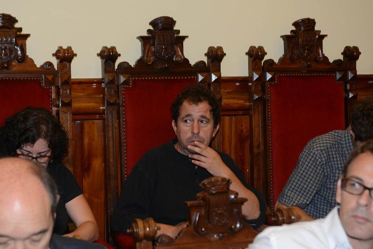 Jordi Muntan forma part del Consell Comarcal en representació de la CUP (foto: Localpres)