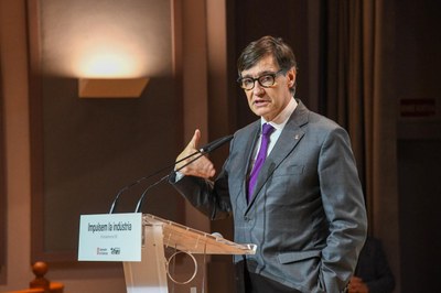 El president de la Generalitat, Salvador Illa Roca (foto: Ajuntament de Rubí – Localpres)