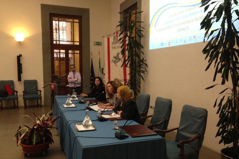 Una de les tècniques del projecte Rubí Brilla ha presentat el projecte estratègic 'Rehab3' a Florència