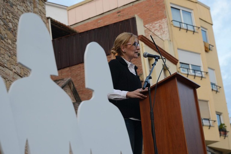 L'alcaldessa també ha dirigit unes paraules als assistents (foto: Localpres)