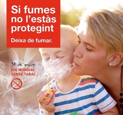 Cartell promocional del Dia Mundial sense Tabac.