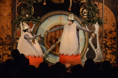 La companyia La Tal ha ofert l'espectacle 'Carilló de Nadal' (foto: Localpres)