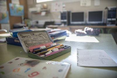 Les famílies que hagin de formalitzat la preinscripció escolar dels seus fills o filles trobaran tota la informació al web municipal (foto: Ajuntament de Rubí – César Font).