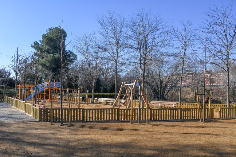 Aspecte del parc infantil de ca n'Alzamora (Foto: Ajuntament de Rubí - Localpres)