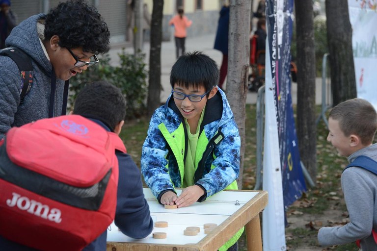 Els nens i nenes s'ho passat molt bé jugant a diversos jocs (foto: Localpres)