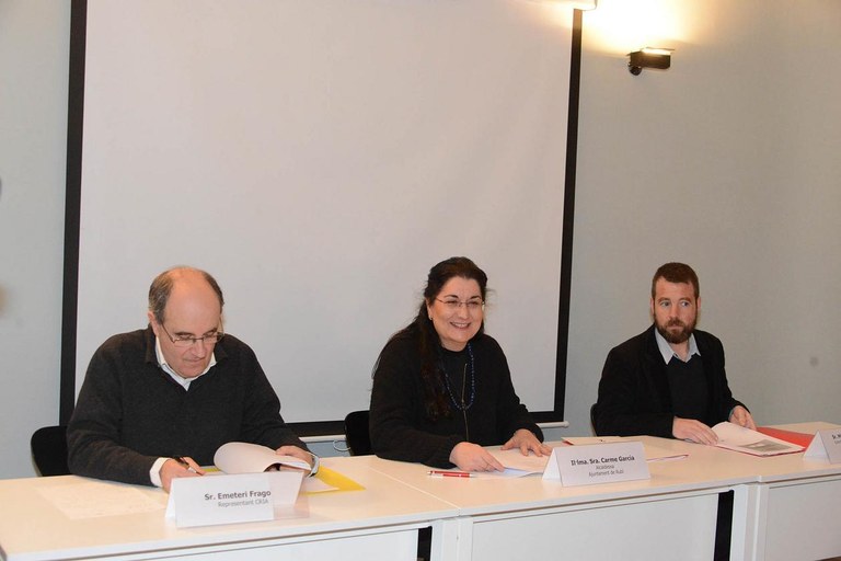 L’alcaldessa, Carme García, va presentar la jornada de treball (foto: Localpres)